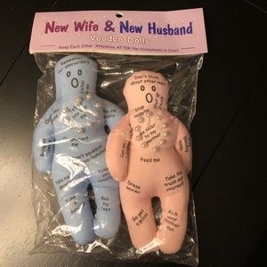 New husband and wife voodoo dolls set. New.
